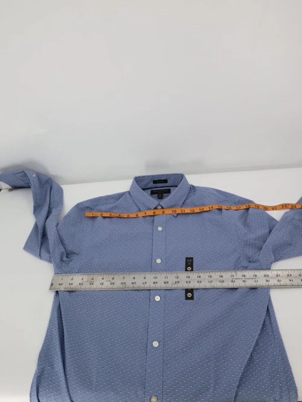 NWT Banana republic shirt Mens medium non iron long sleeve button up slim cotton